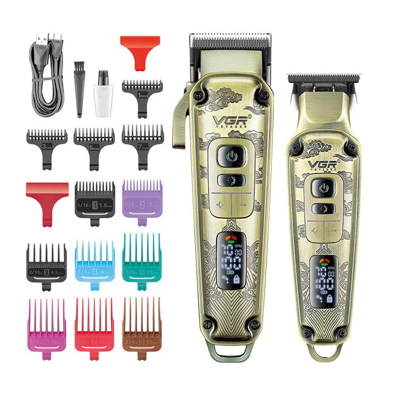 VGR V-643 Hair Clippers Shaver Metal Carving Cordless Hair Cutting Beard Razor Men Electric Hair Trimmer VGR V-643 Hair Clippers Shaver Metal Carving Cordless Hair Cutting Beard Razor Men Electric Hair Trimmer